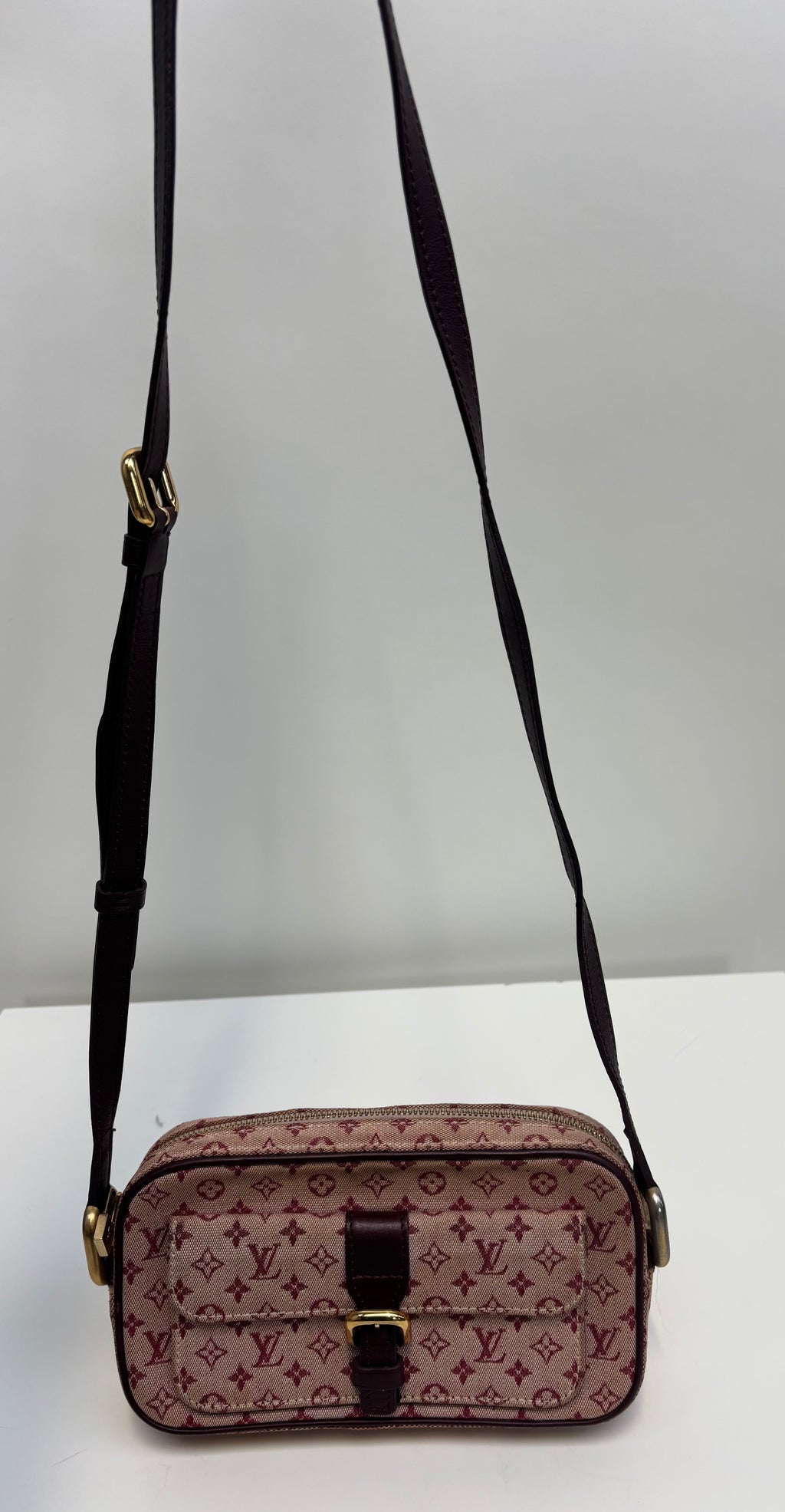 Louis Vuitton Juliette MM Bordeaux Monogram Crossbody Bag