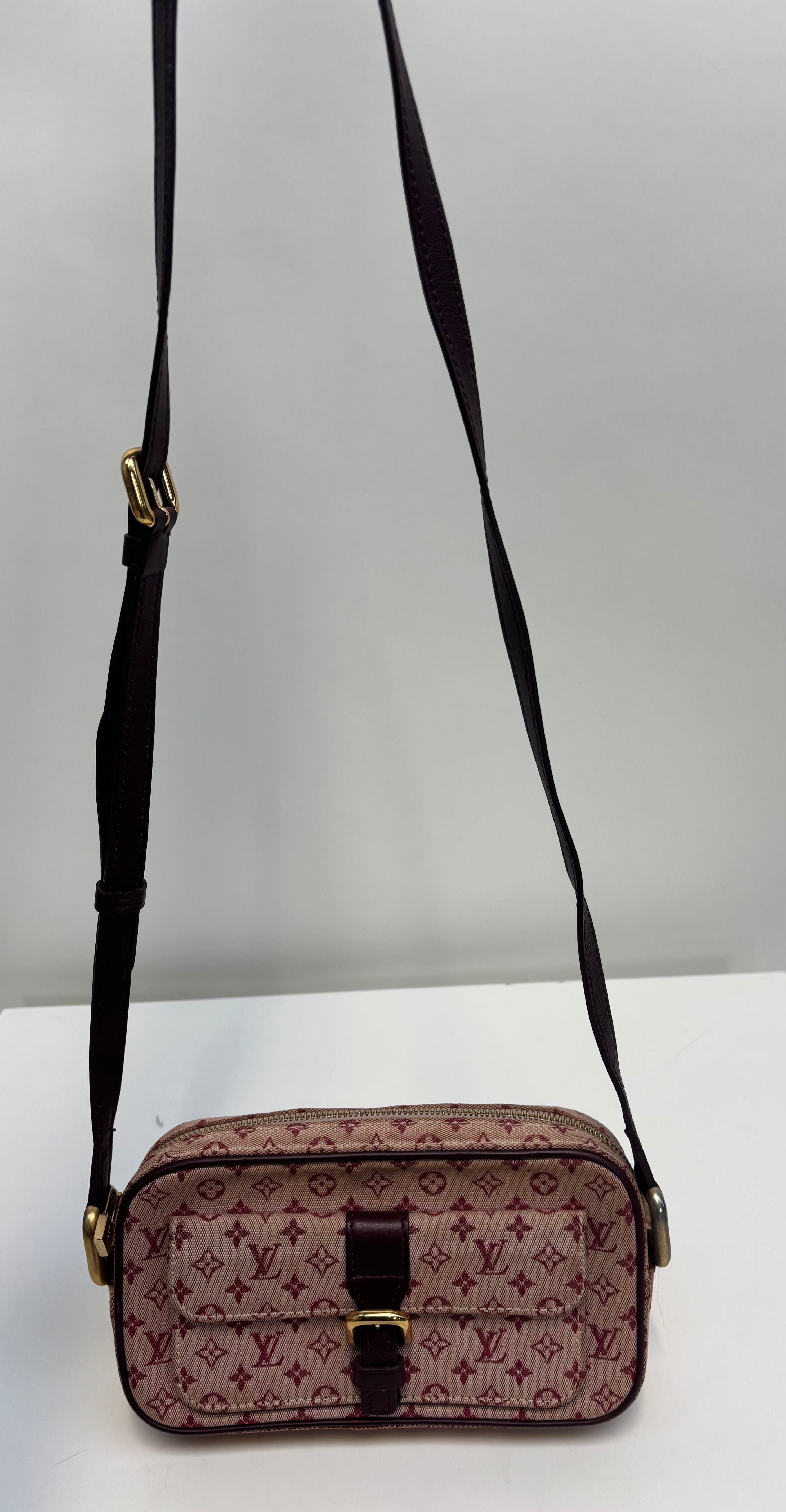 Louis Vuitton Juliette MM Bordeaux Monogram Crossbody Bag