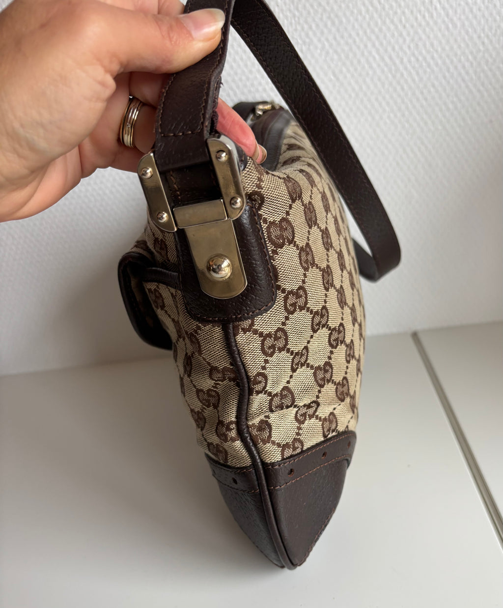 Gucci Vintage 90s Brown Crossbodybag