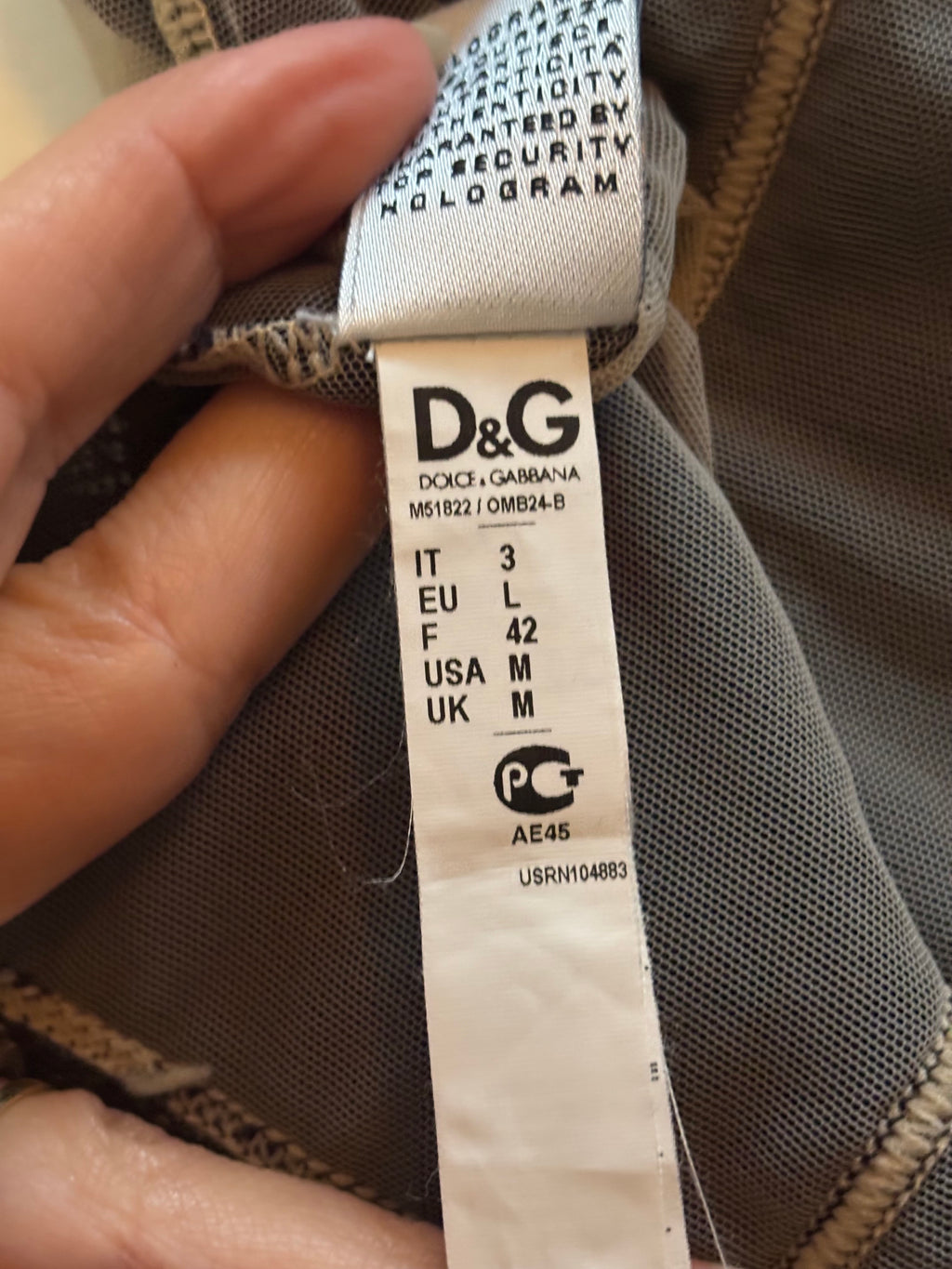 Dolce & Gabbana Black Lace Top - Size L (fits like M)