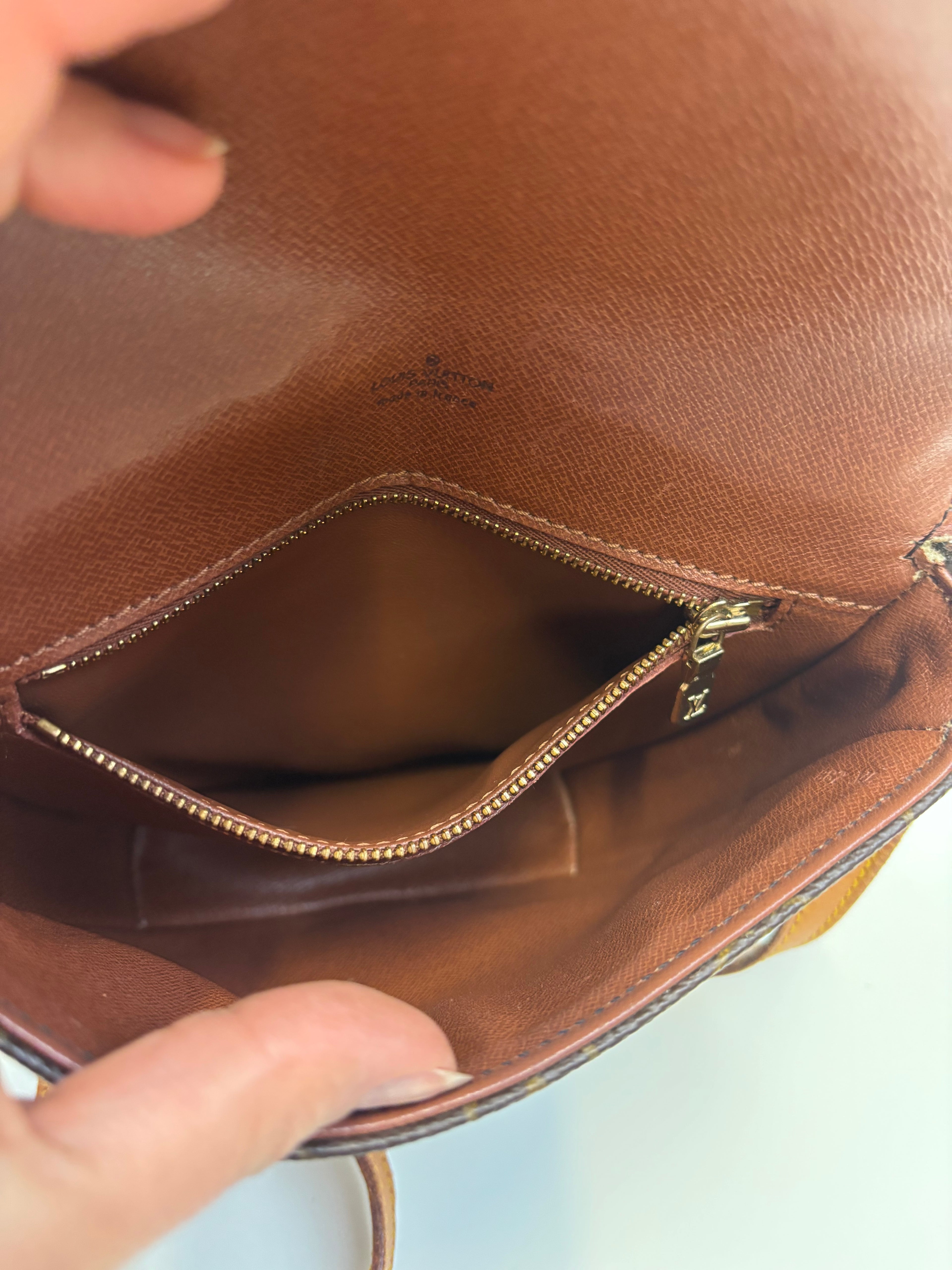 Louis Vuitton Chantilly PM Monogram Crossbody Bag 1988 Vintage Made in France